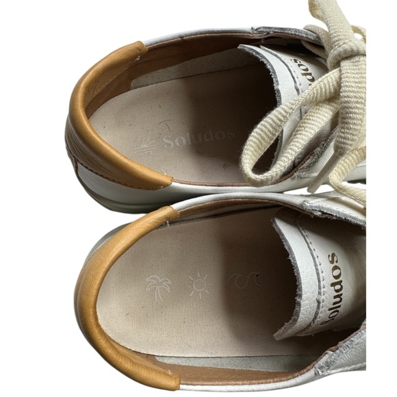 Soludos Ibiza Classic Leather Sneakers - Picture 8 of 12